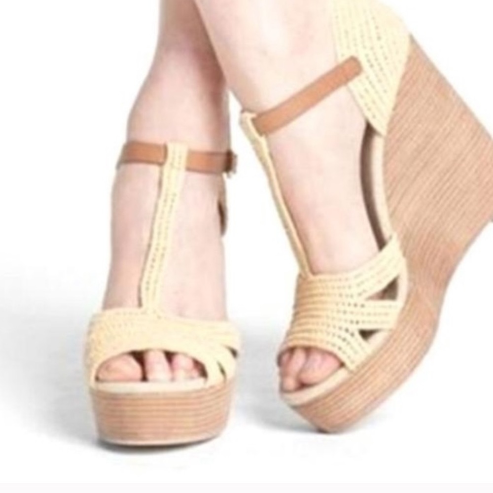 Tory Burch Carina Woven Wedge Platform-8.5